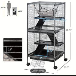 Pawhut 4 Tier Cage 