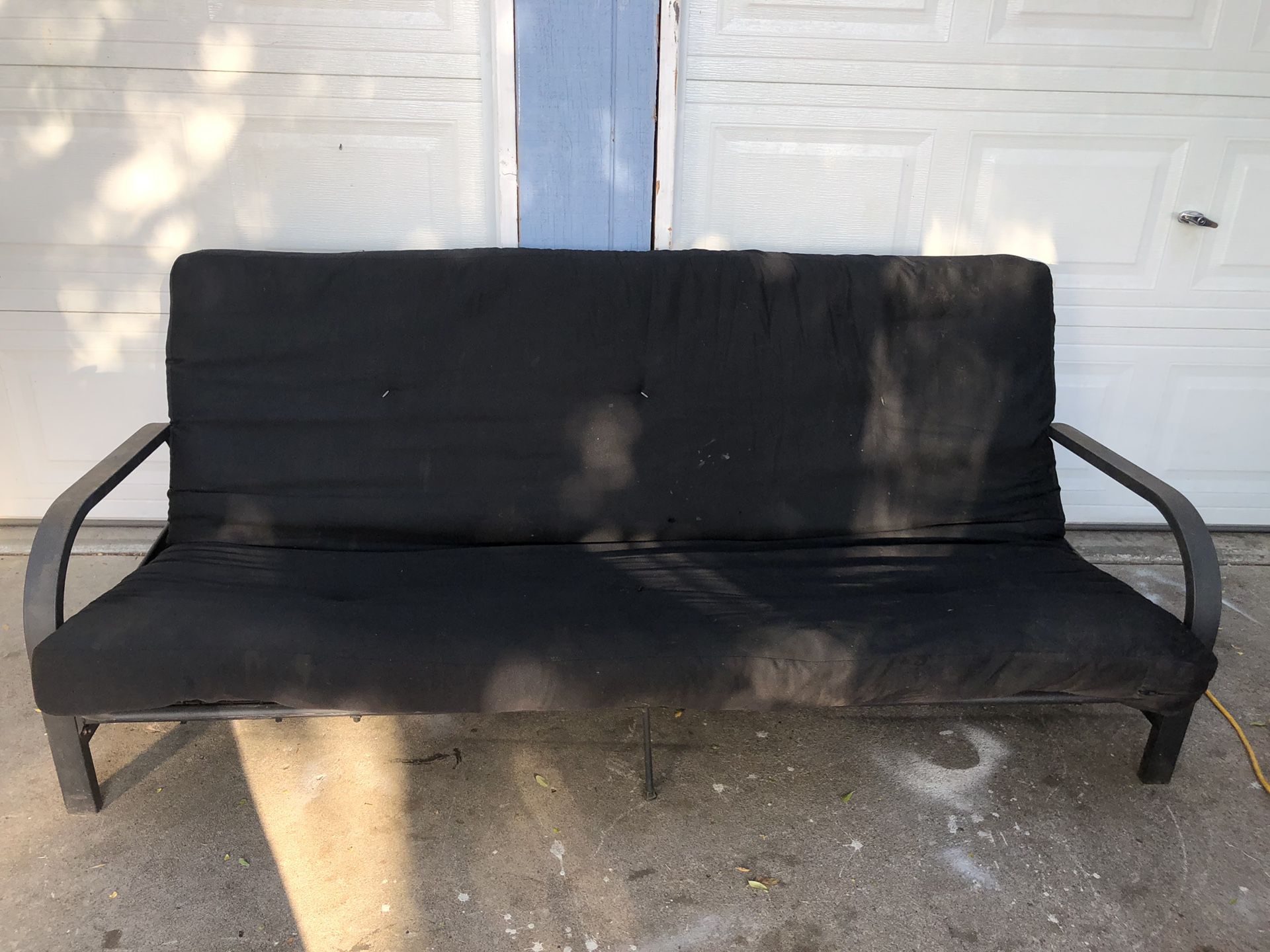 Black Full Size Futon Couch Bed