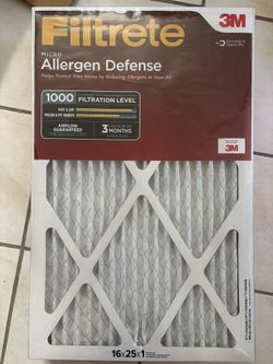 AC filter 16x25x1 - 6 packs