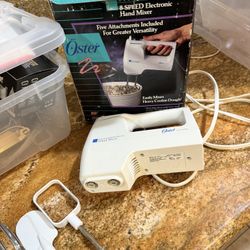 Handheld Mixer With Multiple Attachments