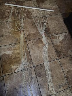 Ivory Pearl Bead Curtain Decoration 