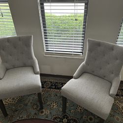 Upholstered Chairs Set Of 2