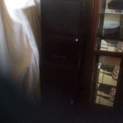 Black Filing Cabinet Two-Piece 1 F By 2 In W By 1 F By 6 In Dip