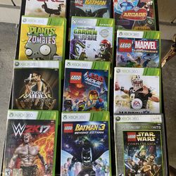 Xbox 360 Video Games Assorted