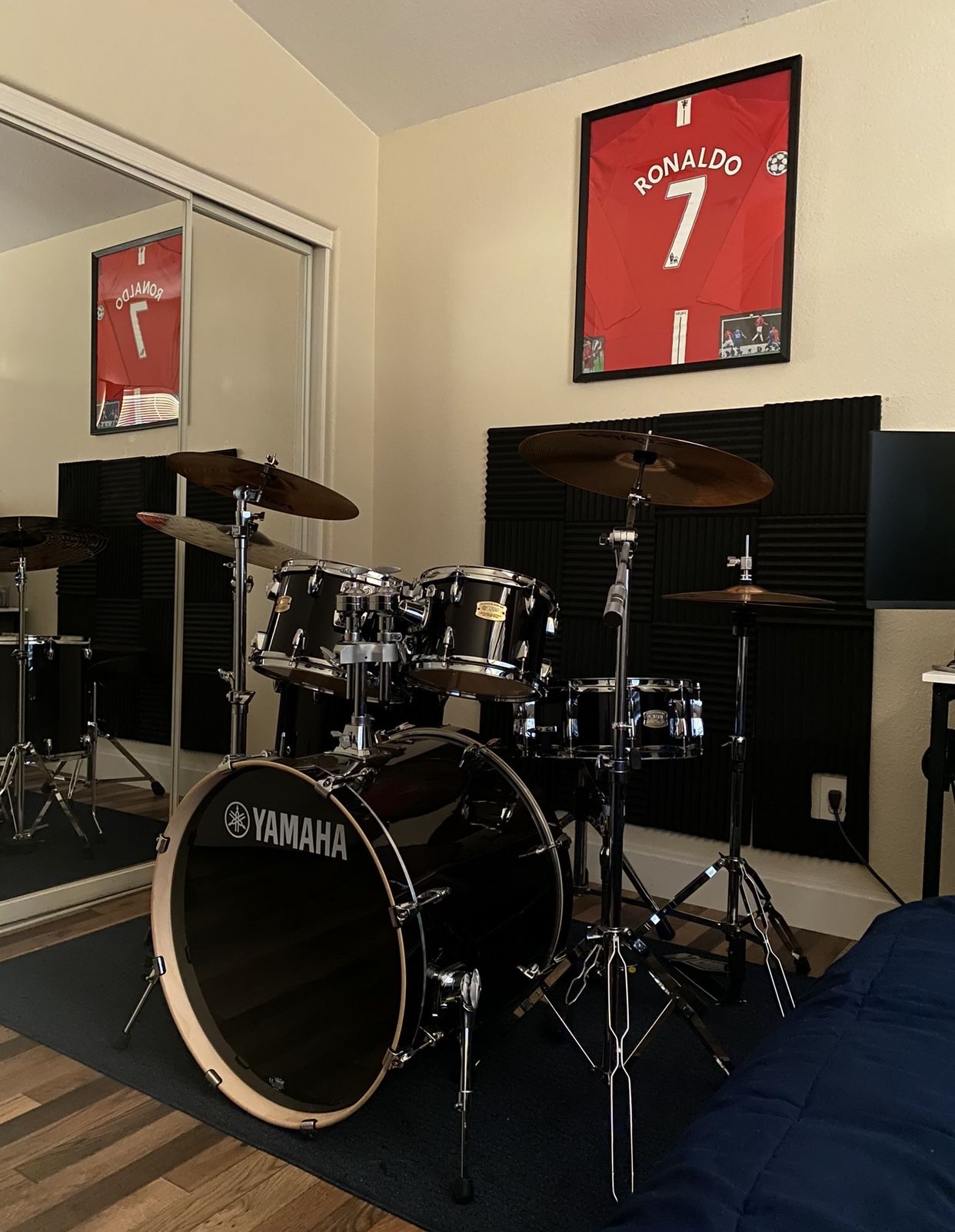 Yamaha Stage Custom Birch Drum set , 5 Piece Kit