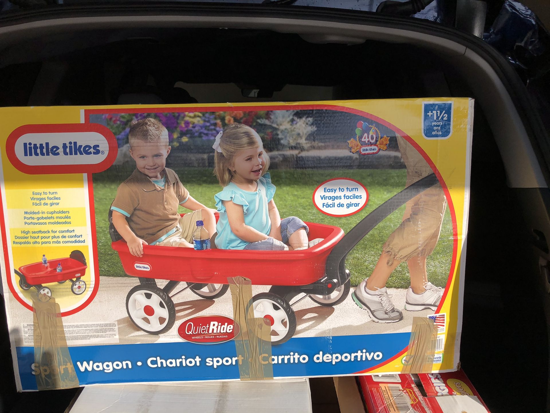 New little tikes red sport wagon