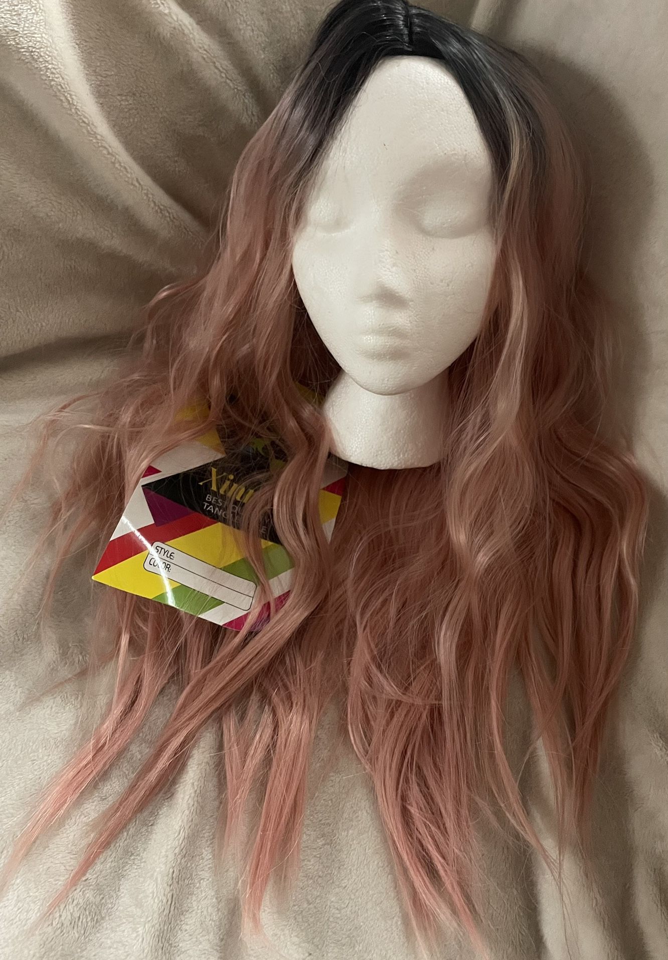 “Pink Licorice” 24” Full Wig (No Bangs)