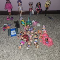 Omg Dolls And LOL Dolls 