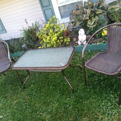 Table And Two Chairs