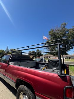 Lumber Rack fits long bed full size trucks comes with tie downs