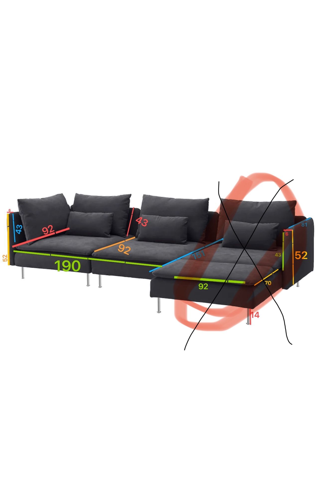 3seat Comfy couch