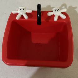 Disney Parks Mickey Mouse Kitchen Sink Ice Cream Bowl DCA Red