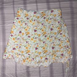 flower miniskirt