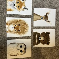 Woodland Baby Animal Prints 