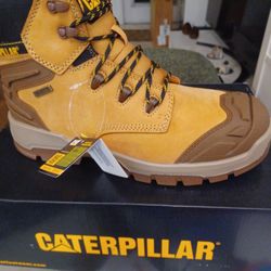 Mens Cat Work Boot Steel Toe