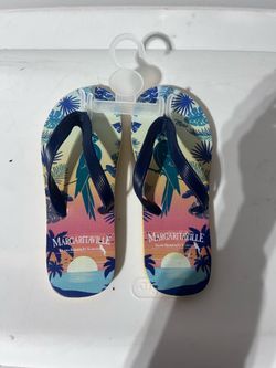 Jimmy Buffet Margaritaville Mexico Floral Flip Flop Sandel