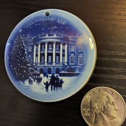 Vintage White House Christmas Ornament 