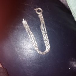 Three Strand Sterling Silver Bracelet