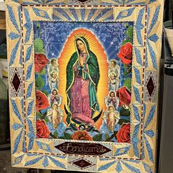 24”x29”100% handmade artist of the Virgin of Guadalupe