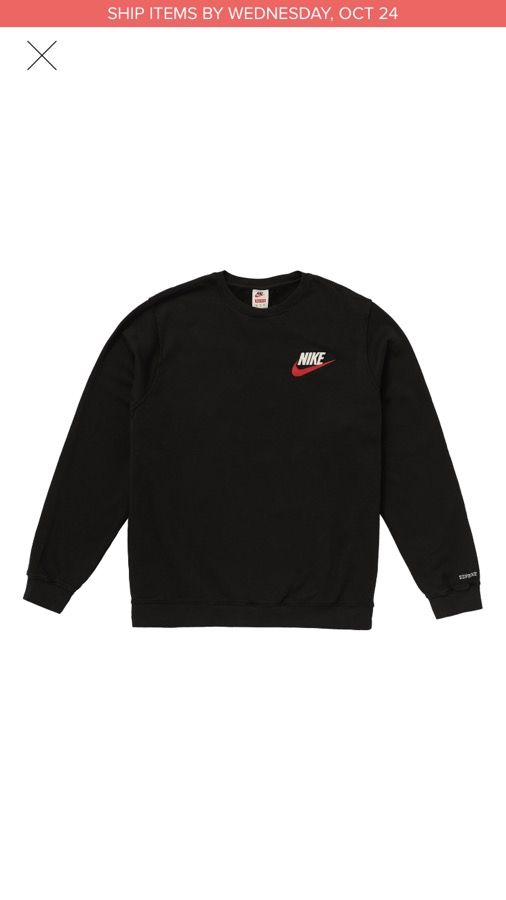 Supreme Nike crewneck sz M