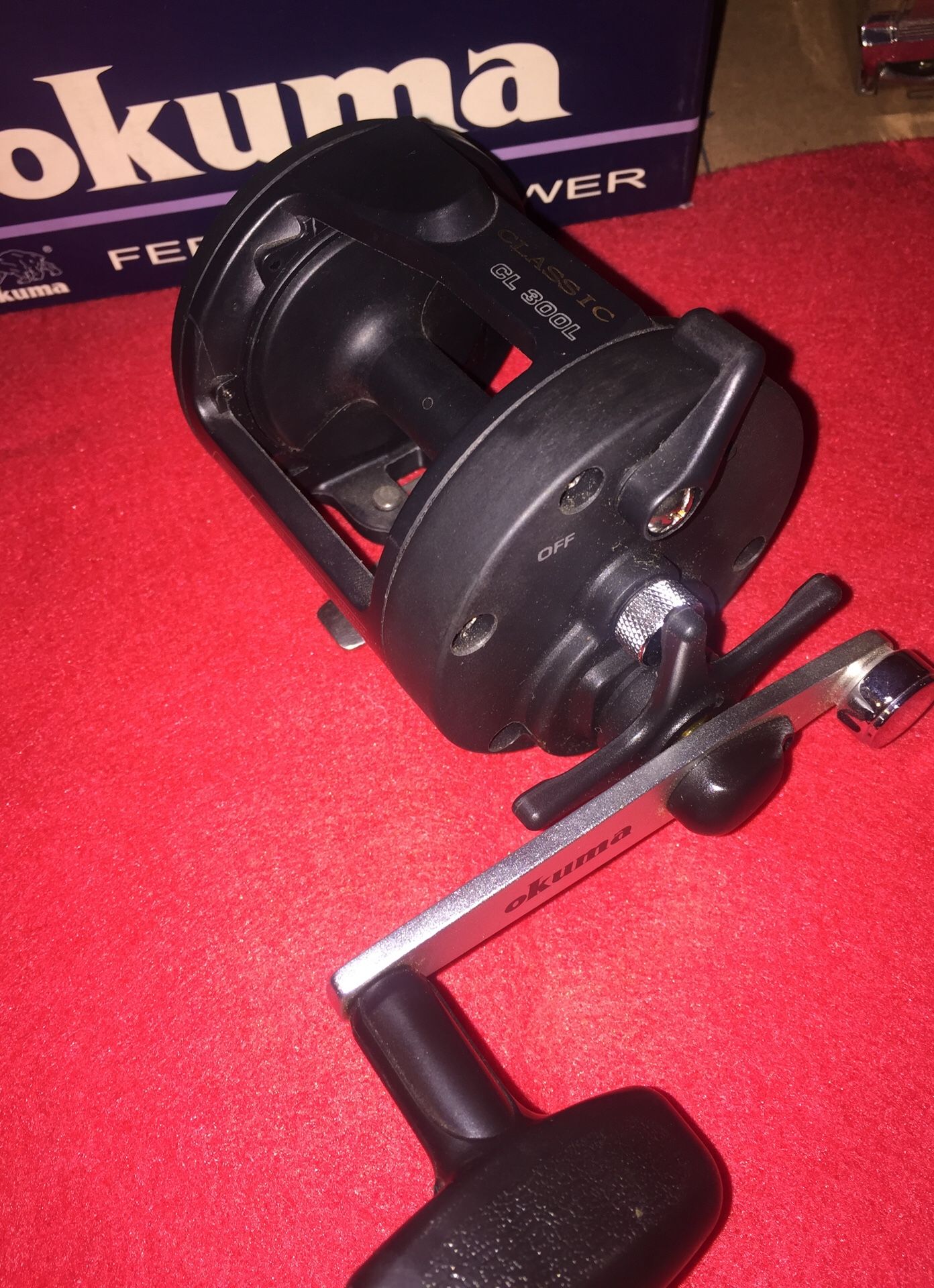 Heavy duty large Okuma fishing reel