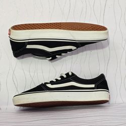 Tenis Vans Ward Low Black White Mujer Talla 8.5 US