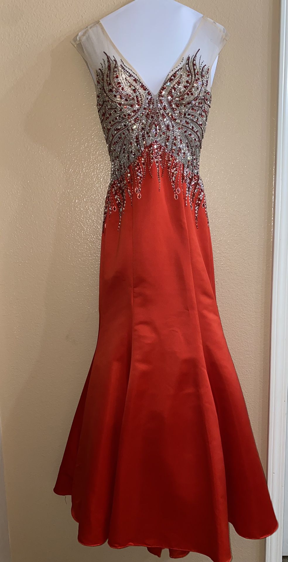 Red & Gold Dress