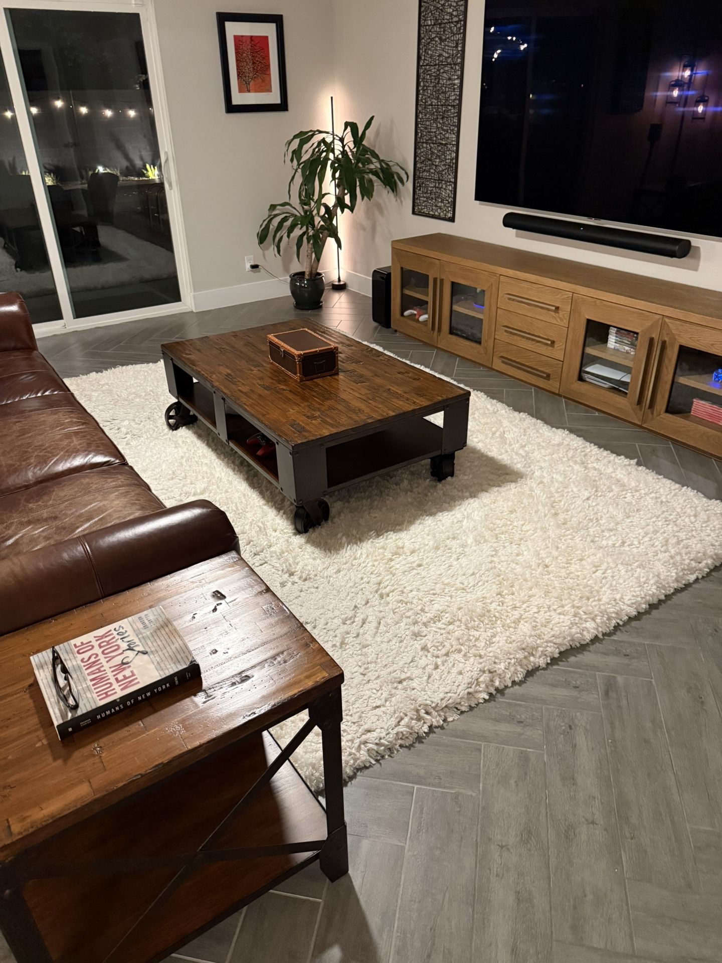 Coffee Table And End Tables - Wood/Metal