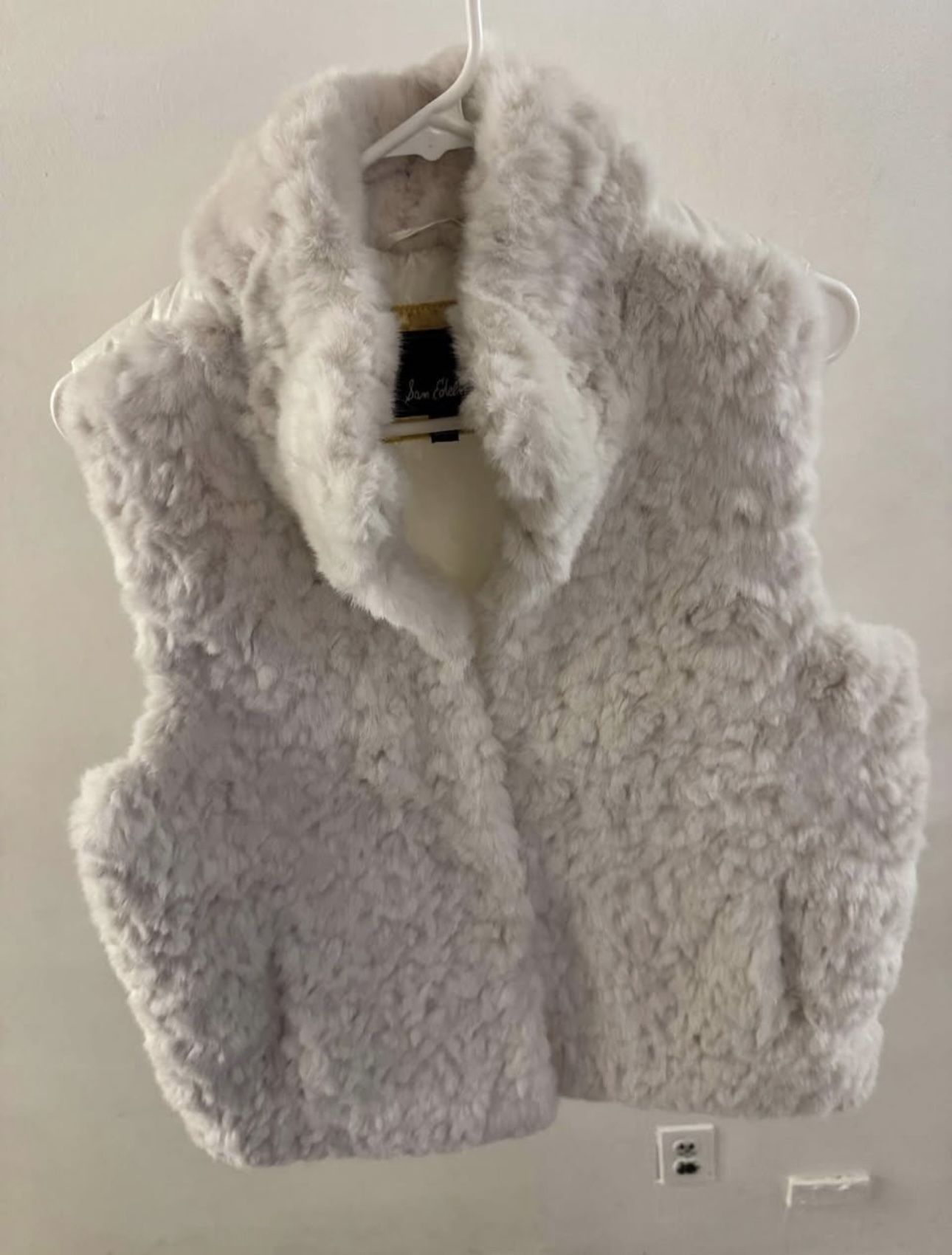 Sam Edelman Faux Fur Vest - Women’s Size S - NEW