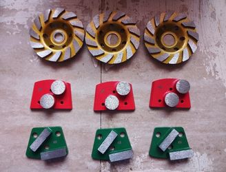 Metal grinding pads & janitorial & floor buffer polisher pulidora