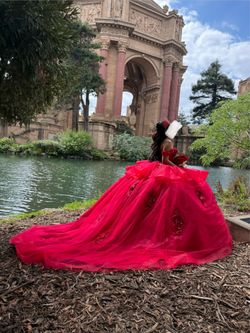 Red Quinceañera Dress