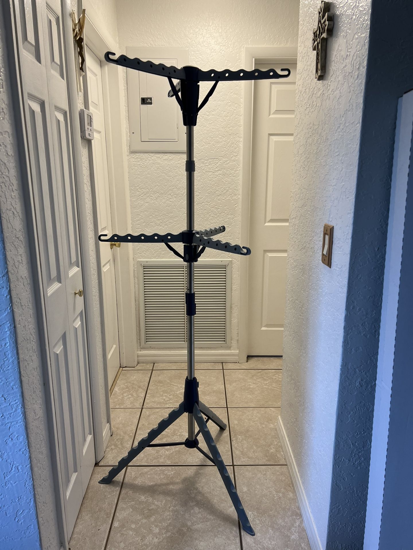 2 Tier Collapsable Clothes Laundry Drying Rack