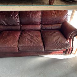 Excellent Condition REAL LEATHER  Sofa