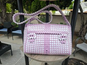 Lavender hand made purse