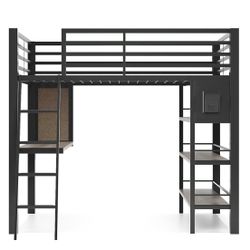 Full Size Bunk bed loft 