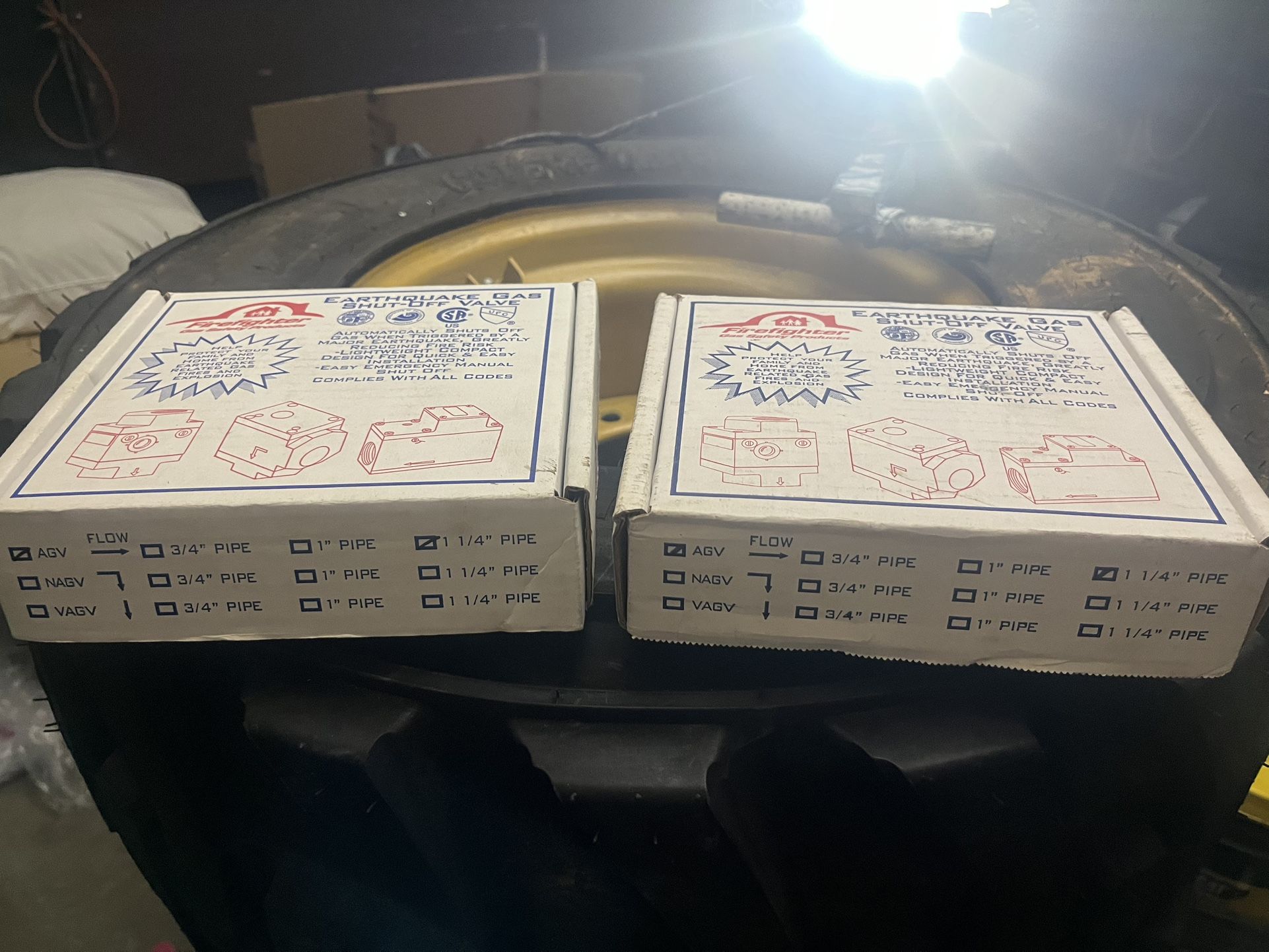 Little firefighter earthquake had shut-oof valves