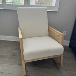 Rattan Wood Rocking Chair