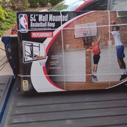 54 in. Wall Mounted NBA Basketball Hoop