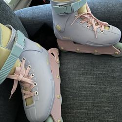 Pastel Roller Skates
