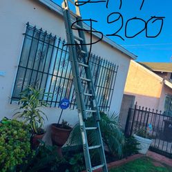 Excellent Condition, Different Sizes Aluminum And Fiberglass Ladders