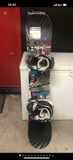 Ride Rapture Snowboard Board & Binding 2-Piece Set 147cm Rocker