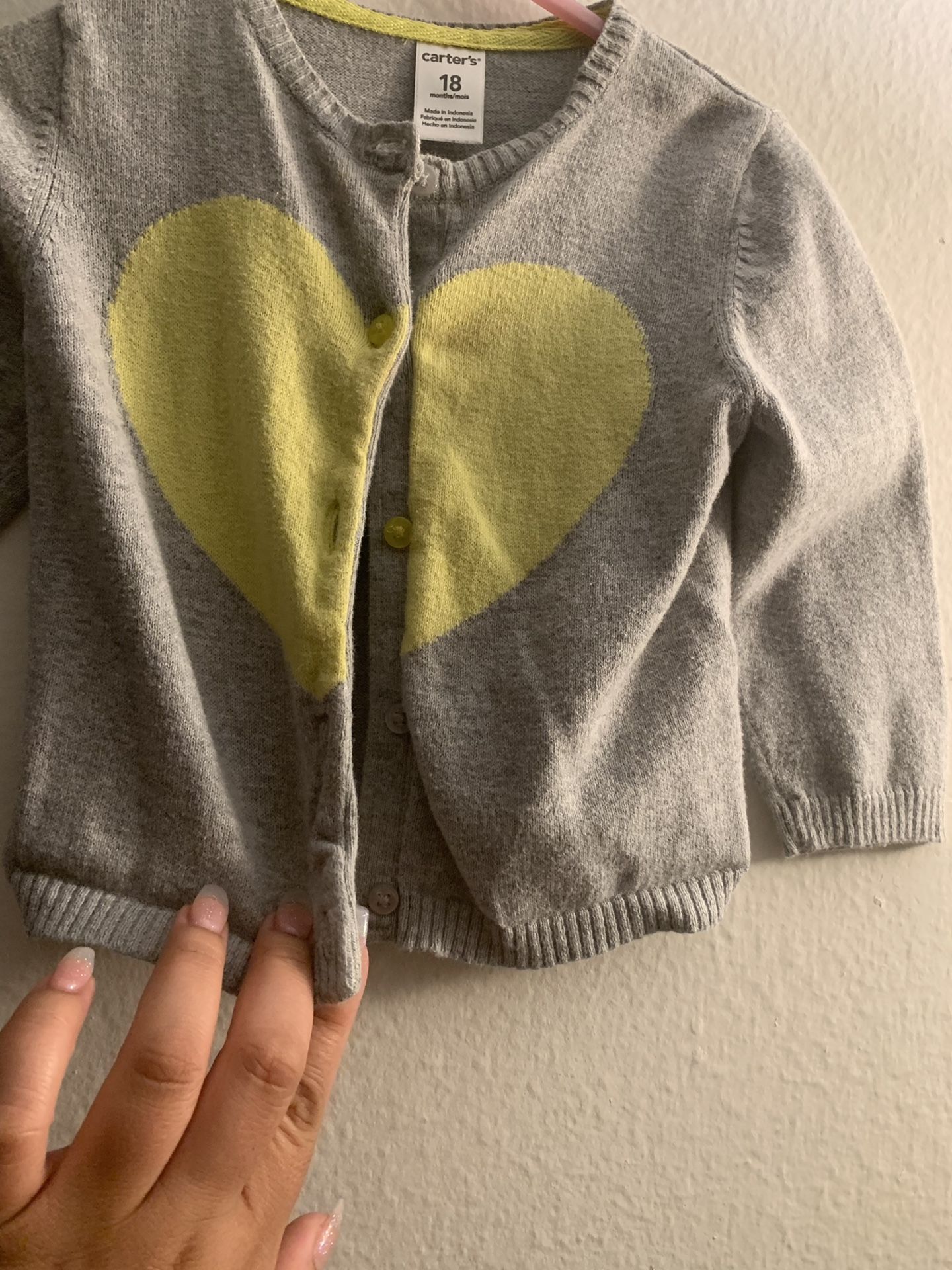 18 months Carter’s cardigan