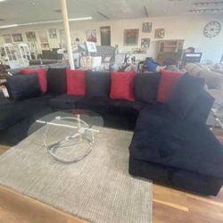 AZ Cardinals Colors Brand New Sectional Sofa Couch 