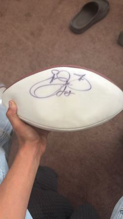 Steve Young Autographed Football