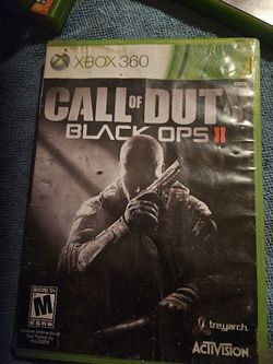 Xbox 360  CALL OF DUTY BLACK OPS 2