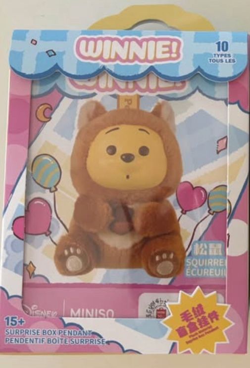 Miniso Disney Winnie Squirrel BRAND NEW
