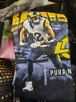 Rams T Shirt #12 puka Large