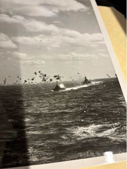 Japanese planes attacking task force 58.4 Pacific 1945