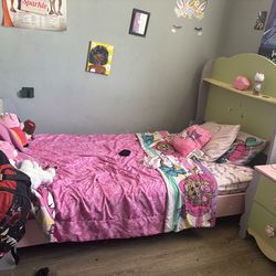 Twin Canopy 4 piece bed set