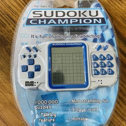 New 2006 Maximo  Sudoku Champion Handheld Game 